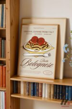 Spagetti Bolognese Posteri Duvar Tablosu, Mutfak Dekorasyonu - Görsel 5