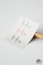 Ho Ho Ho Yılbaşı Tipografi Duvar Tablosu, Hediyelik