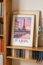 Paris Seyahat Posteri Duvar Tablosu, Seyahat Severlere Hediye - Görsel 5