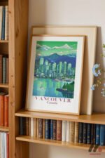 Vancouver Seyahat Posteri Duvar Tablosu, Seyahat Severlere Hediye - Görsel 5
