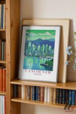 Vancouver Seyahat Posteri Duvar Tablosu, Seyahat Severlere Hediye - Görsel 2