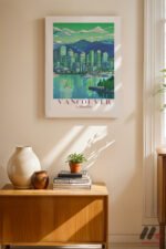 Vancouver Seyahat Posteri Duvar Tablosu, Seyahat Severlere Hediye - Görsel 8