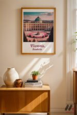 Viyana Seyahat Posteri Duvar Tablosu, Seyahat Severlere Hediye - Görsel 4