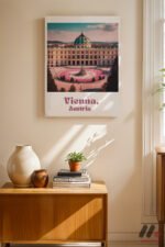 Viyana Seyahat Posteri Duvar Tablosu, Seyahat Severlere Hediye - Görsel 8