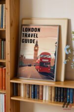 Londra Seyahat Rehberi Posteri Duvar Tablosu, Seyahat Severlere Hediye - Görsel 5