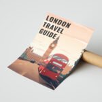 Londra Seyahat Rehberi Posteri Duvar Tablosu, Seyahat Severlere Hediye