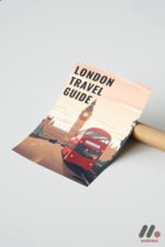 Londra Seyahat Rehberi Posteri Duvar Tablosu, Seyahat Severlere Hediye