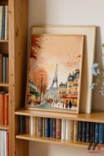 Paris Sonbahar Sokağı Duvar Tablosu, Seyahat Severlere Hediye - Görsel 5