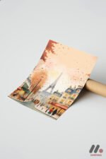 Paris Sonbahar Sokağı Duvar Tablosu, Seyahat Severlere Hediye
