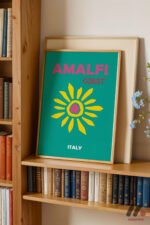 Amalfi Kıyısı Posteri Duvar Tablosu, Seyahat Severlere Hediye - Görsel 5
