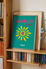 Amalfi Kıyısı Posteri Duvar Tablosu, Seyahat Severlere Hediye - Görsel 2
