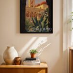 Palermo Seyahat Posteri Duvar Tablosu, Seyahat Severlere Hediye