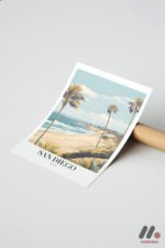 San Diego Sahil Posteri Duvar Tablosu, Seyahat Severlere Hediye - Görsel 7