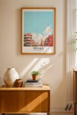 Dhaka Şehir Posteri Duvar Tablosu, Seyahat Severlere Hediye - Görsel 4