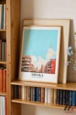 Dhaka Şehir Posteri Duvar Tablosu, Seyahat Severlere Hediye - Görsel 9