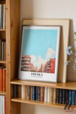 Dhaka Şehir Posteri Duvar Tablosu, Seyahat Severlere Hediye - Görsel 2