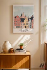 Odense Danimarka Posteri Duvar Tablosu, Seyahat Severlere Hediye - Görsel 8