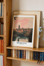Kilkenny İrlanda Posteri Duvar Tablosu, Seyahat Severlere Hediye - Görsel 5