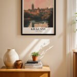 Kilkenny İrlanda Posteri Duvar Tablosu, Seyahat Severlere Hediye