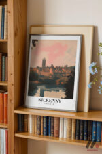 Kilkenny İrlanda Posteri Duvar Tablosu, Seyahat Severlere Hediye - Görsel 2