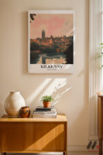 Kilkenny İrlanda Posteri Duvar Tablosu, Seyahat Severlere Hediye - Görsel 8
