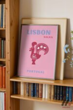 Lizbon Portekiz Posteri Duvar Tablosu, Seyahat Severlere Hediye - Görsel 5