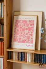 Flower Market Paris Posteri Duvar Tablosu, Motivasyon Hediyesi - Görsel 9