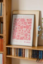 Flower Market Paris Posteri Duvar Tablosu, Motivasyon Hediyesi - Görsel 2