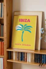 Ibiza Seyahat Posteri Duvar Tablosu, Motivasyon Hediyesi - Görsel 5