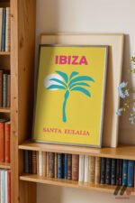 Ibiza Seyahat Posteri Duvar Tablosu, Motivasyon Hediyesi - Görsel 2