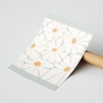 Minimal Papatya Deseni Duvar Tablosu, Motivasyon Hediyesi