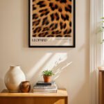 Leopar Deseni Posteri Duvar Tablosu, Motivasyon Hediyesi