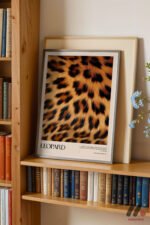 Leopar Deseni Posteri Duvar Tablosu, Motivasyon Hediyesi - Görsel 2