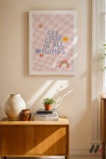 See Good In All Things Tipografi Duvar Tablosu, Motivasyon Hediyesi - Görsel 8