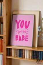 You Got This Babe Tipografi Duvar Tablosu, Motivasyon Hediyesi - Görsel 2
