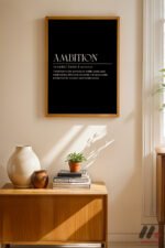 Ambition Tanım Posteri Duvar Tablosu, Motivasyon Hediyesi - Görsel 4