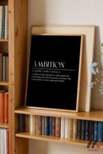 Ambition Tanım Posteri Duvar Tablosu, Motivasyon Hediyesi - Görsel 5