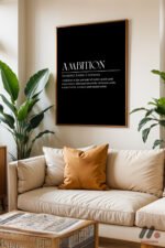 Ambition Tanım Posteri Duvar Tablosu, Motivasyon Hediyesi - Görsel 6