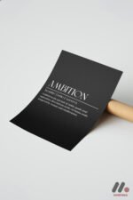 Ambition Tanım Posteri Duvar Tablosu, Motivasyon Hediyesi - Görsel 7