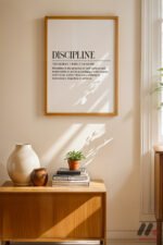 Discipline Tanım Posteri Duvar Tablosu, Motivasyon Hediyesi - Görsel 4