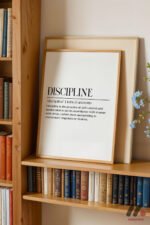 Discipline Tanım Posteri Duvar Tablosu, Motivasyon Hediyesi - Görsel 5
