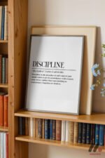 Discipline Tanım Posteri Duvar Tablosu, Motivasyon Hediyesi - Görsel 2
