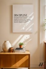 Discipline Tanım Posteri Duvar Tablosu, Motivasyon Hediyesi - Görsel 8