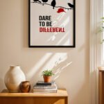 Dare To Be Different Kuşlar Duvar Tablosu, Motivasyon Hediyesi
