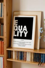 Equality Tanım Posteri Duvar Tablosu, Motivasyon Hediyesi - Görsel 5