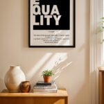 Equality Tanım Posteri Duvar Tablosu, Motivasyon Hediyesi