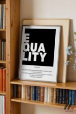 Equality Tanım Posteri Duvar Tablosu, Motivasyon Hediyesi - Görsel 2