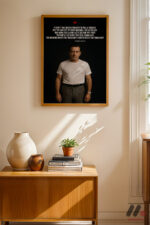Film Alıntısı Portre Poster Duvar Tablosu, Motivasyon Hediyesi - Görsel 4
