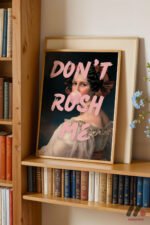 Don't Rush Me Klasik Portre Duvar Tablosu, Motivasyon Hediyesi - Görsel 5