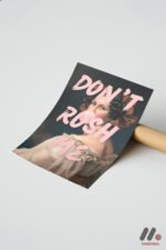 Don't Rush Me Klasik Portre Duvar Tablosu, Motivasyon Hediyesi - Görsel 7